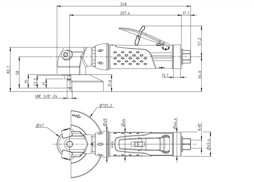 Atlas阿特拉斯LSV28 ST12-12角向打磨机结构图 Atlas阿特拉斯LSV28 ST12-12角向打磨机结构图